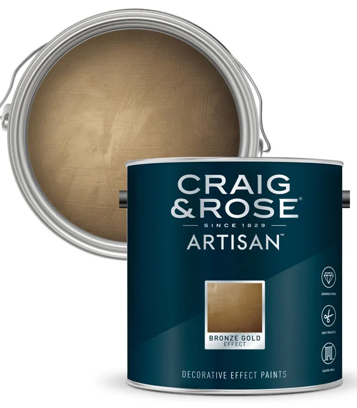 Craig and Rose Artisan Gold Effect Paints