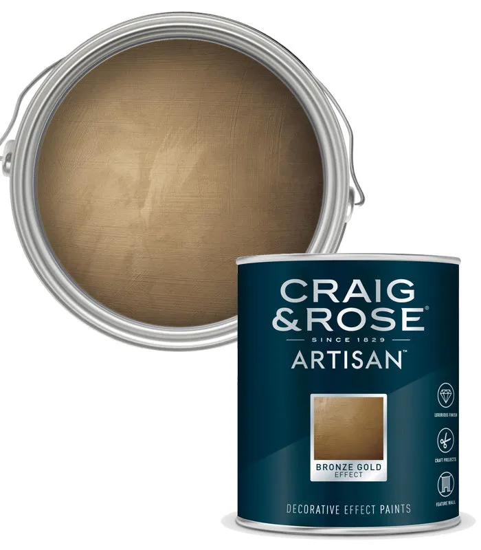 Craig and Rose Artisan Gold Effect Paints