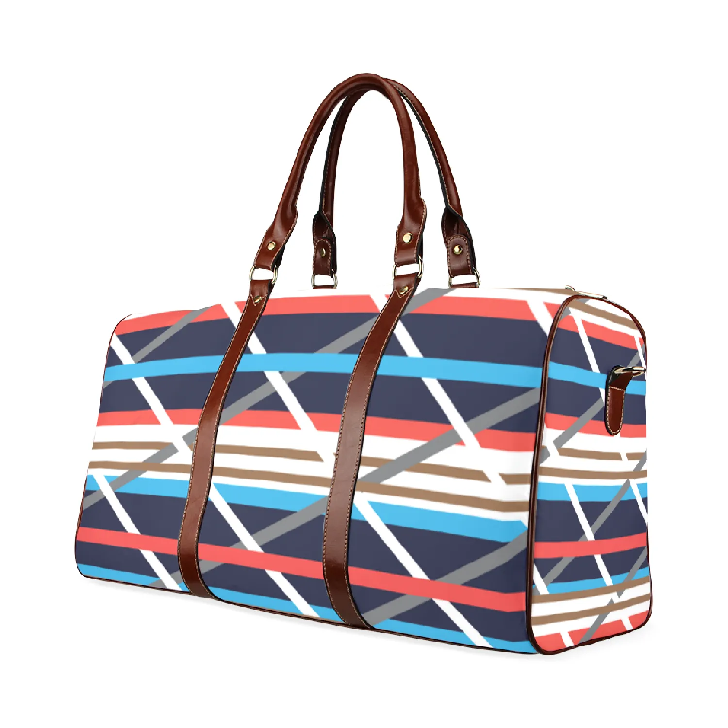 Custom Order - Hamptons Plaid Travel Duffle