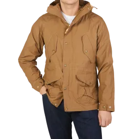 Dark Tan Cotton Canvas All Season Coat