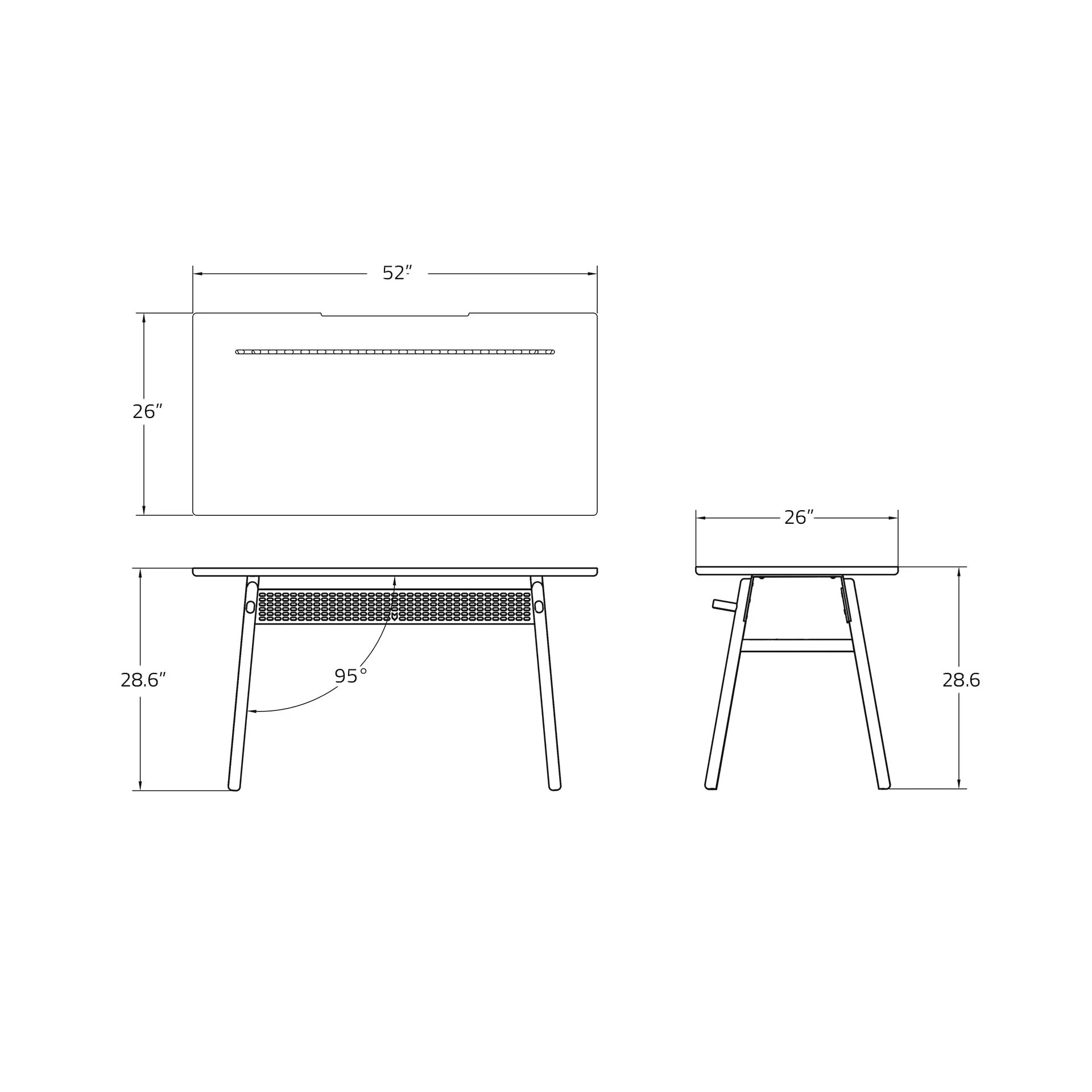 Desk - Walnut   Bone (Limited Edition)