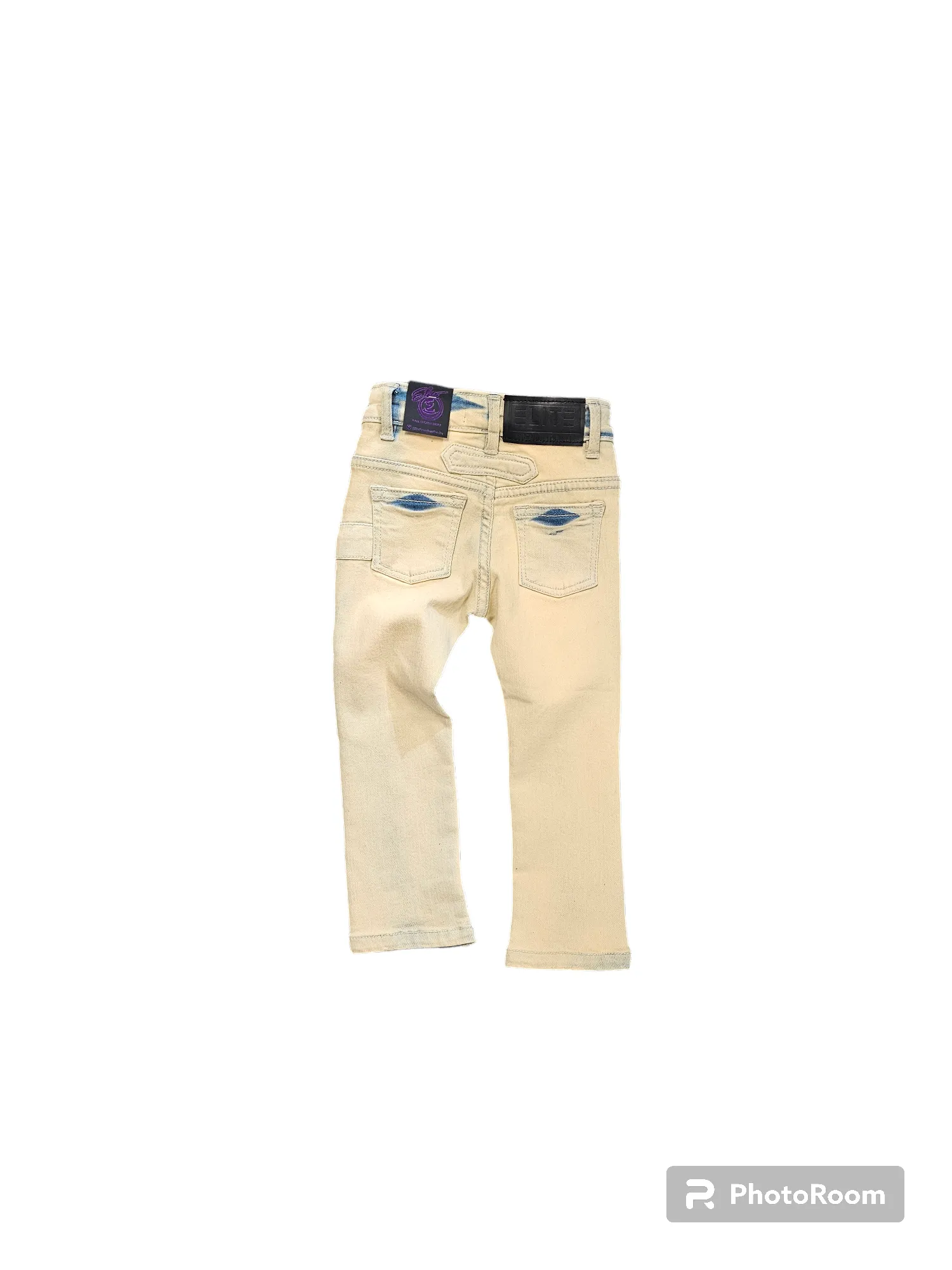 Elite- Kids Skinny Jeans - Cream