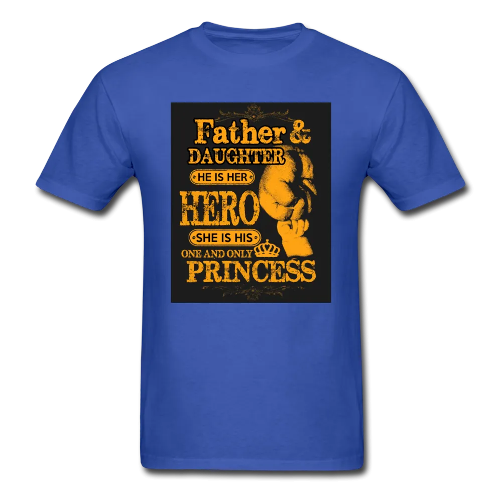 Father & Daughter Hero & Princess Men's T-Shirt