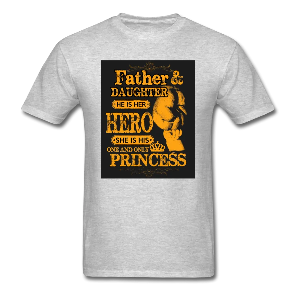 Father & Daughter Hero & Princess Men's T-Shirt