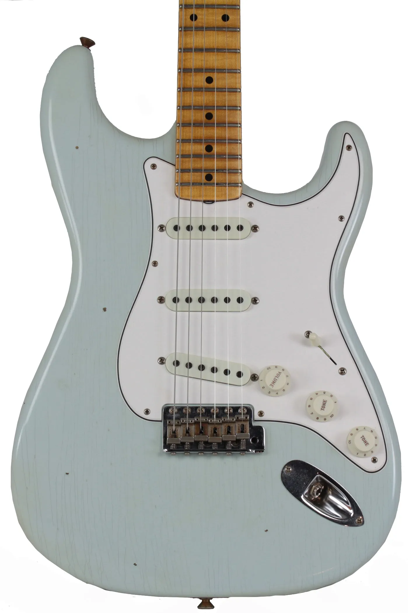 Fender Custom Shop Ltd Journeyman Tomatillo Strat, Faded Sonic Blue