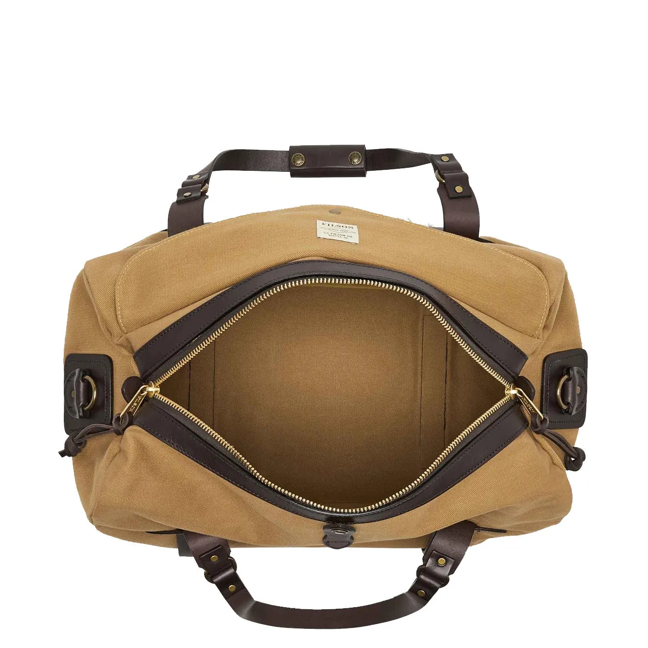 Filson Medium Rugged Twill Duffle Bag Tan