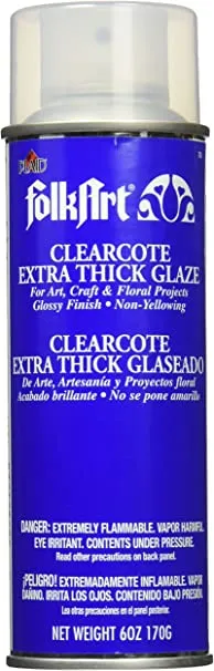 Folkart Clearcote Extra Thick Glaze - 6 Oz