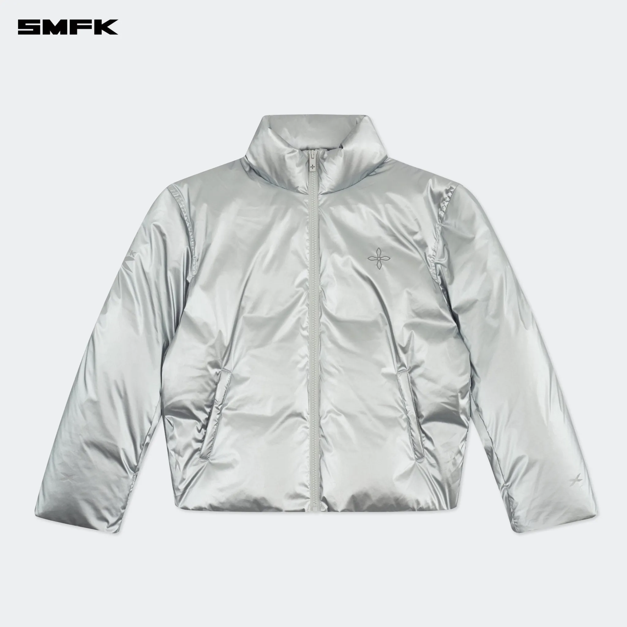 FUTURE X-Storm Air Bubble Puffer Jacket In Silver