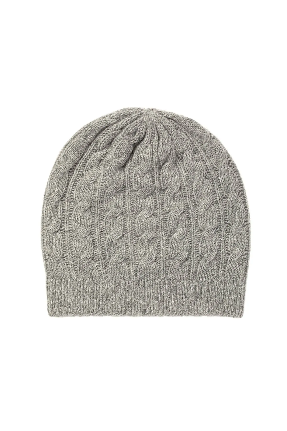 Gauzy Cashmere Cable Relaxed Beanie