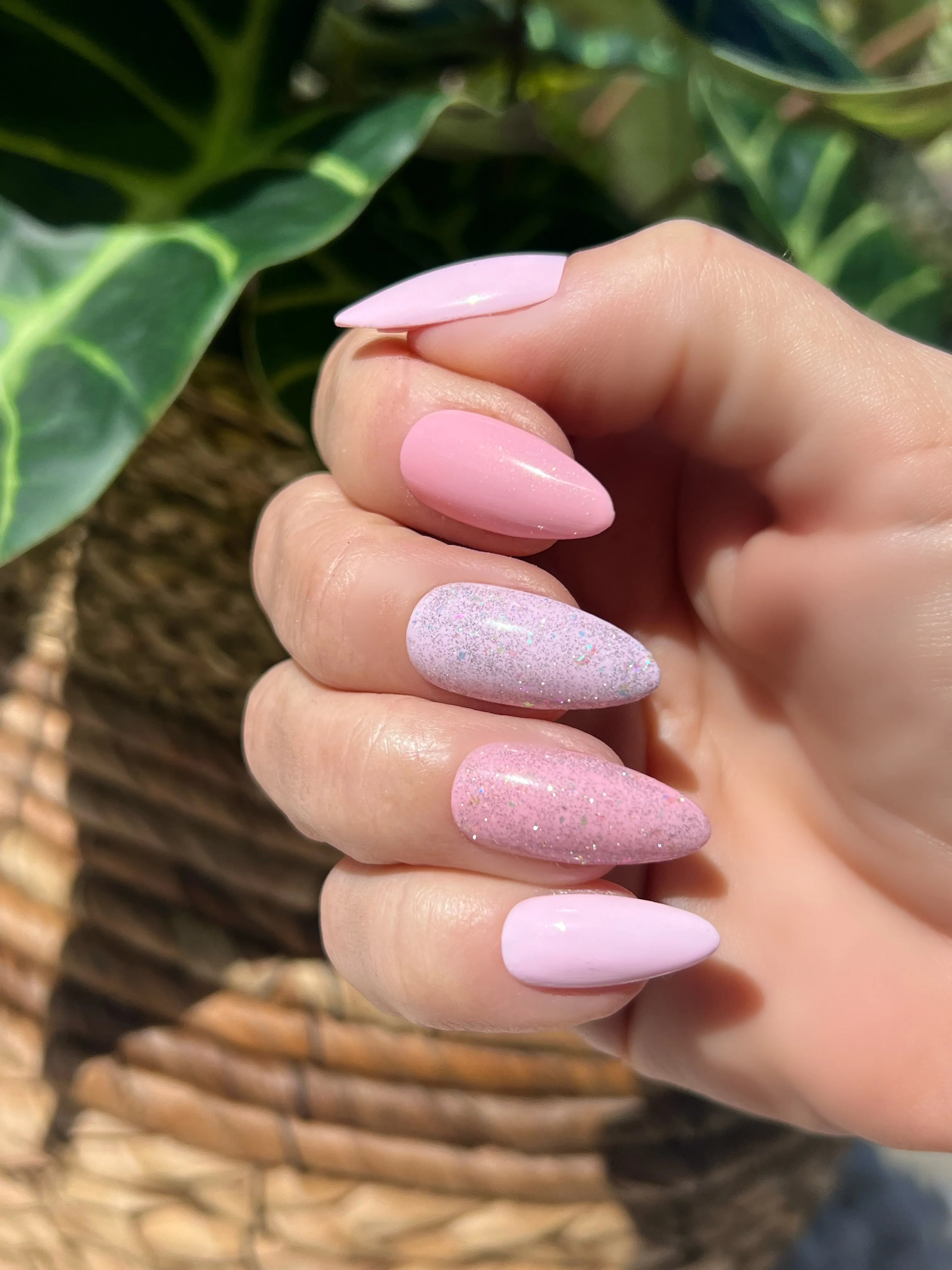 Gel Polish Metallic Pink Blush