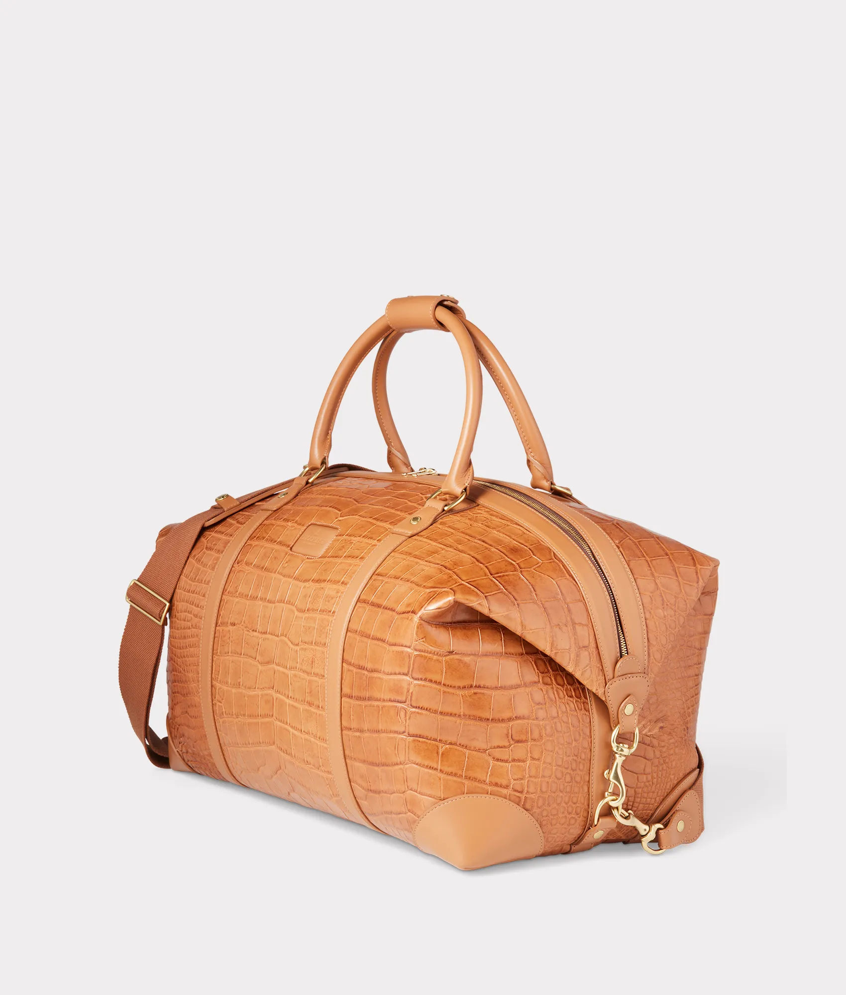 Giant Gator Duffle - Large :: Cognac/Kanga Tobac