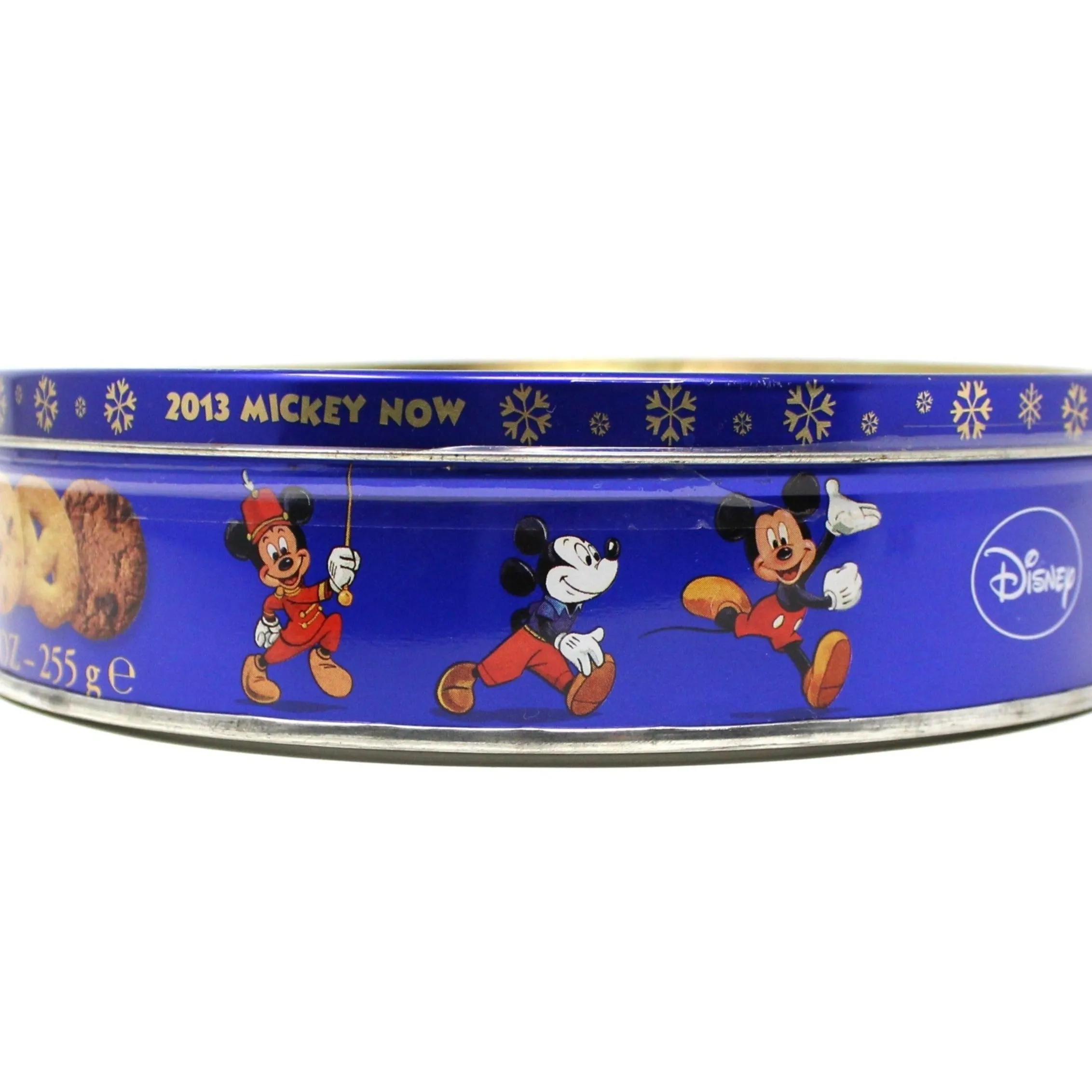 Gift Tin / Cookie Tin, Mickey and Minnie Limited Edition Christmas 2013, Cobalt Blue, Royal Dansk