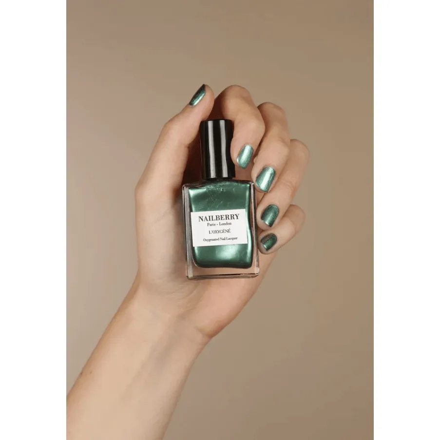 Glamazon Metallic Green Nail Polish