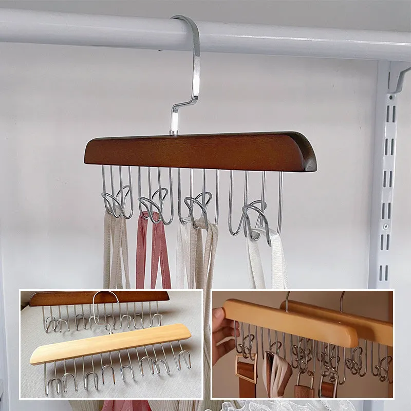 Hanger for ties and belts - organized storage