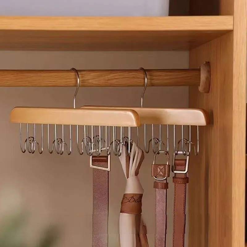 Hanger for ties and belts - organized storage