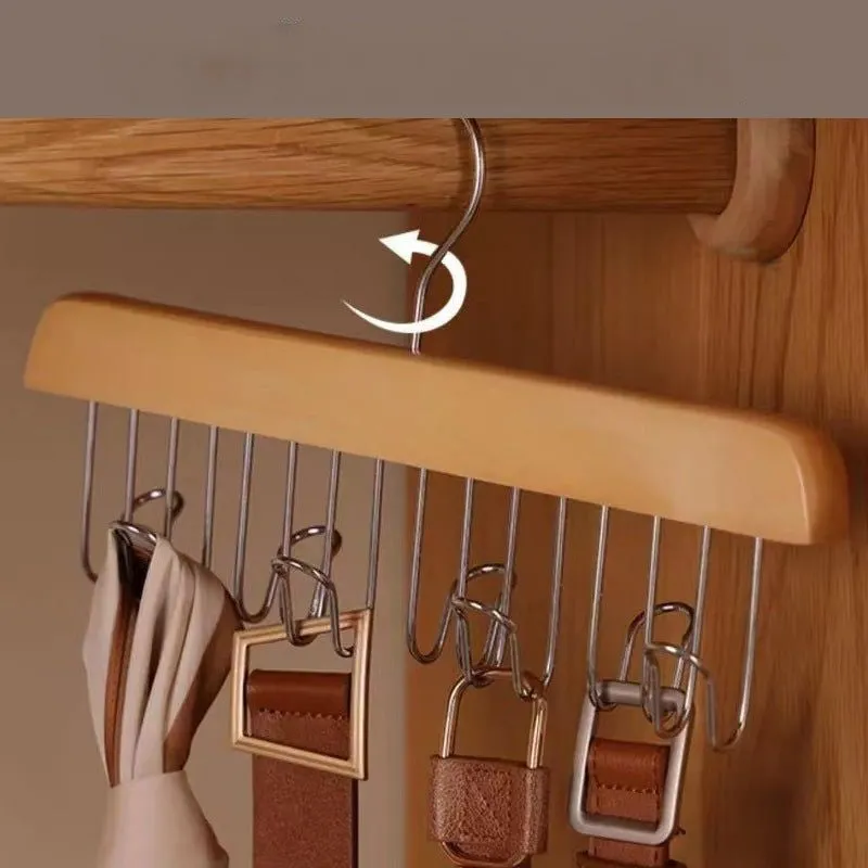 Hanger for ties and belts - organized storage