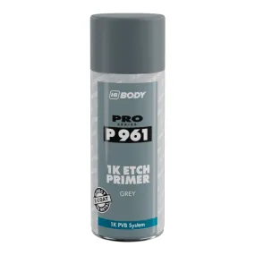 HB BODY 961 1K Etch Primer Aerosol 400ml Dark Grey