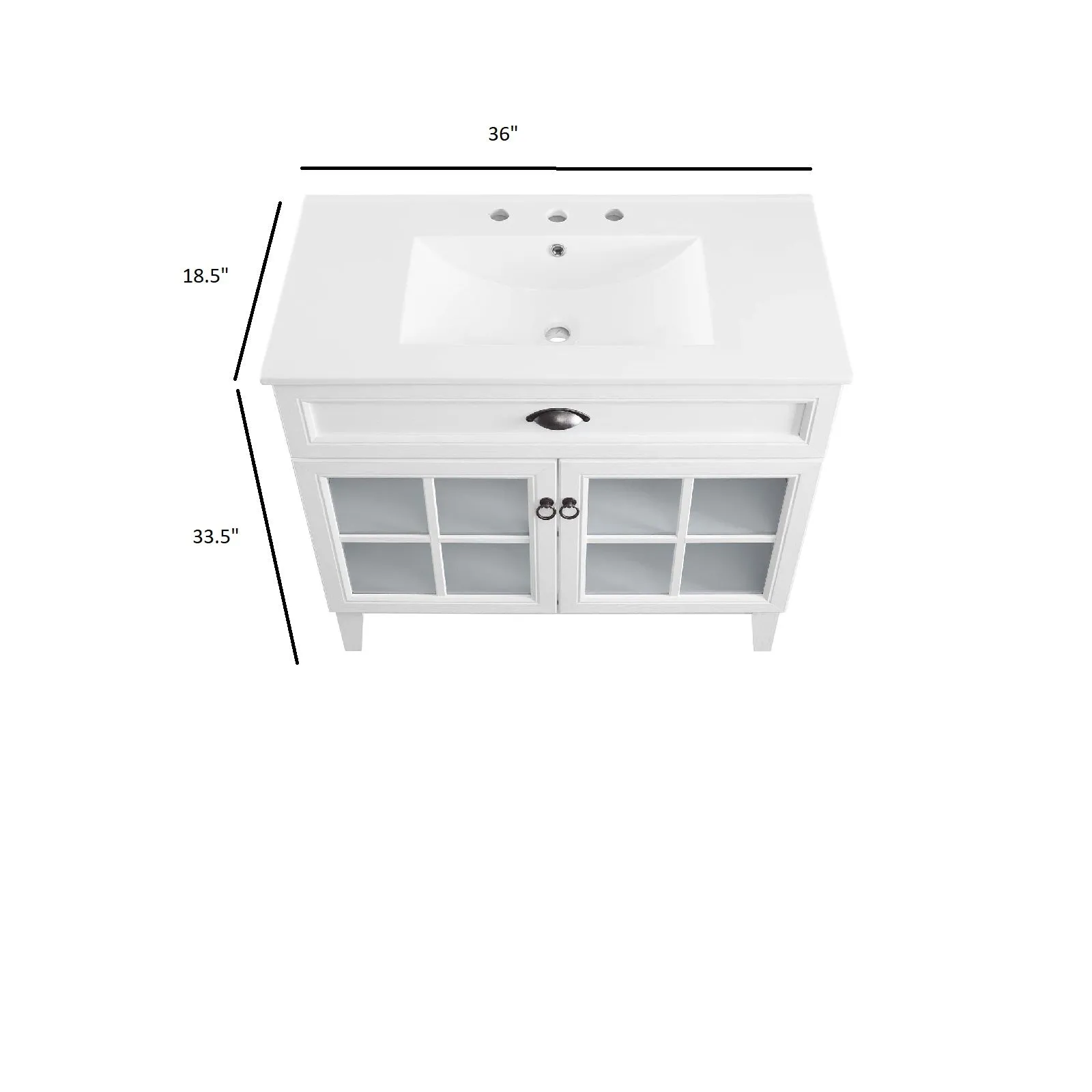 Isle Bathroom Vanity Cabinet