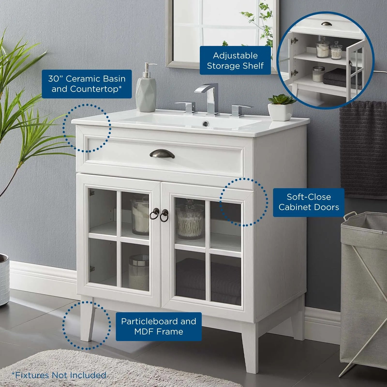 Isle Bathroom Vanity Cabinet