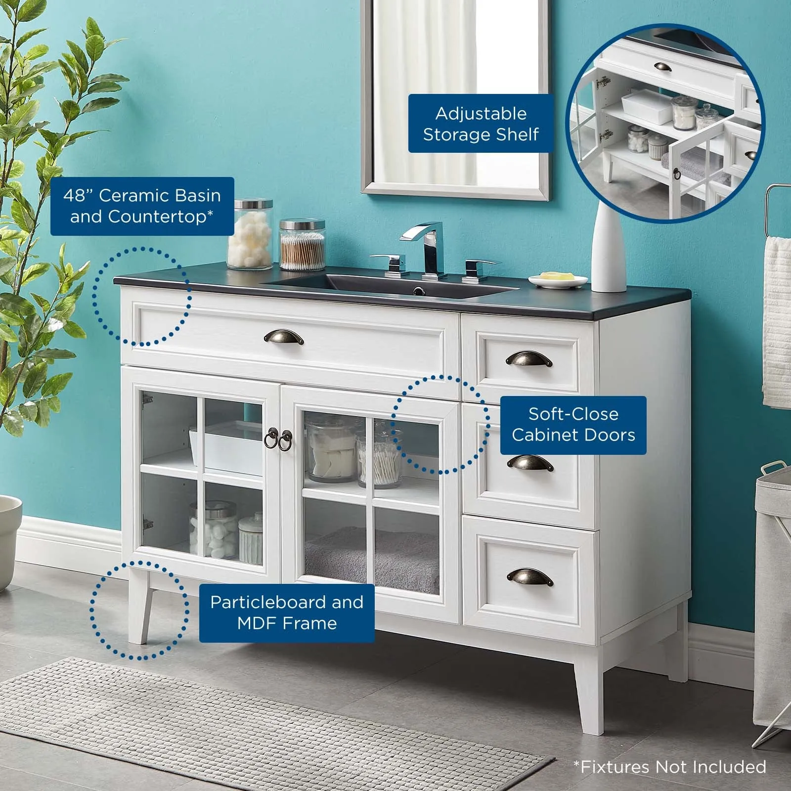 Isle Bathroom Vanity Cabinet