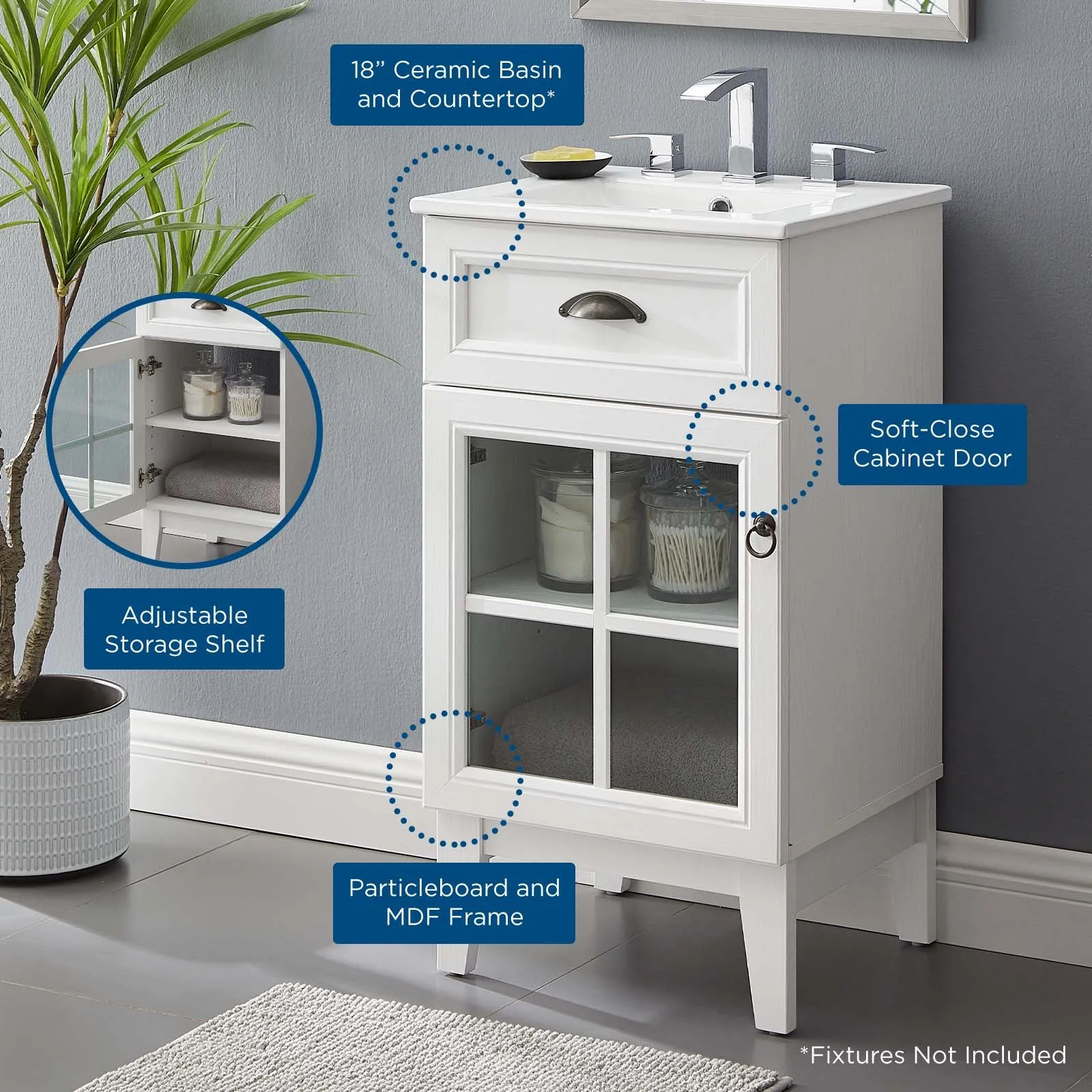 Isle Bathroom Vanity Cabinet