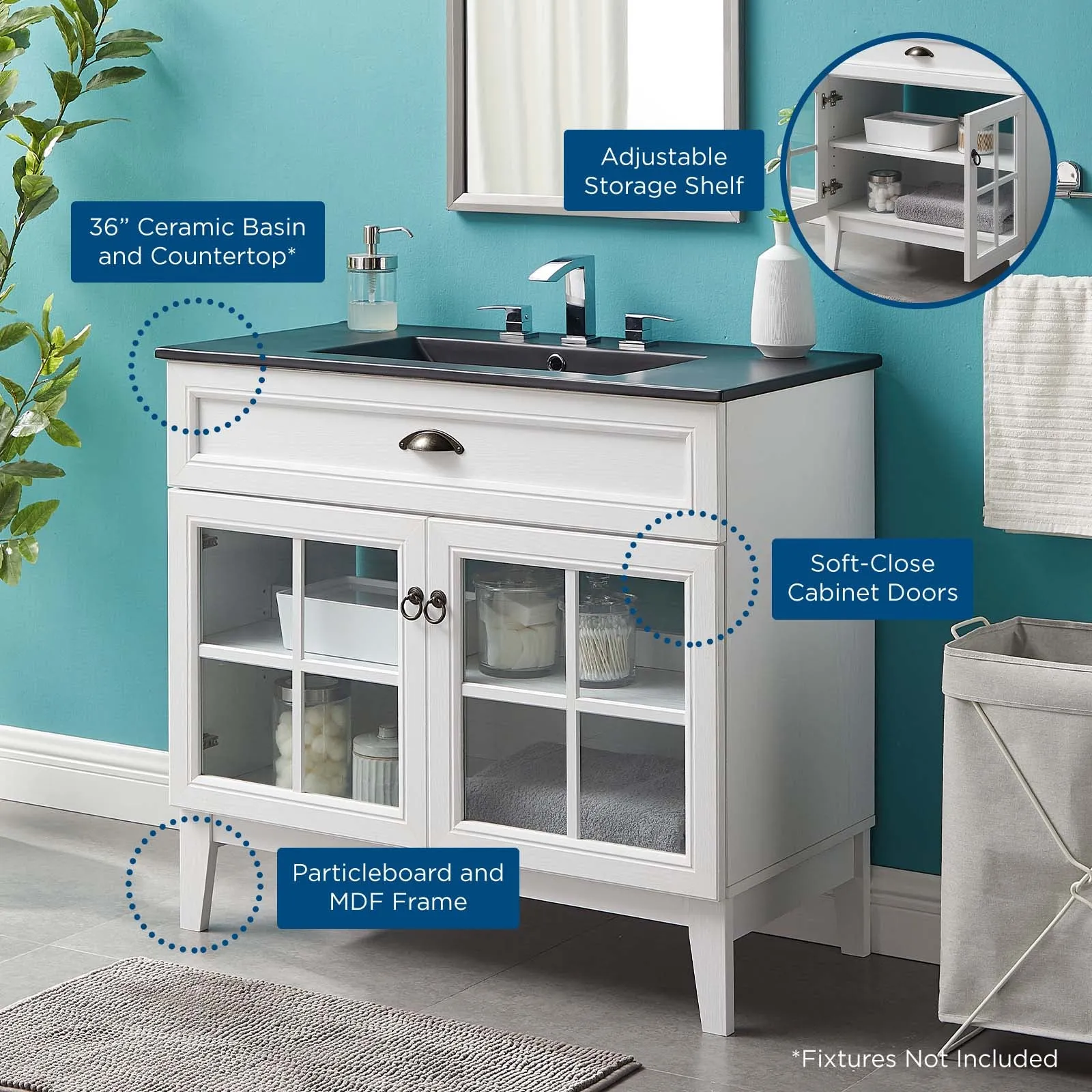 Isle Bathroom Vanity Cabinet