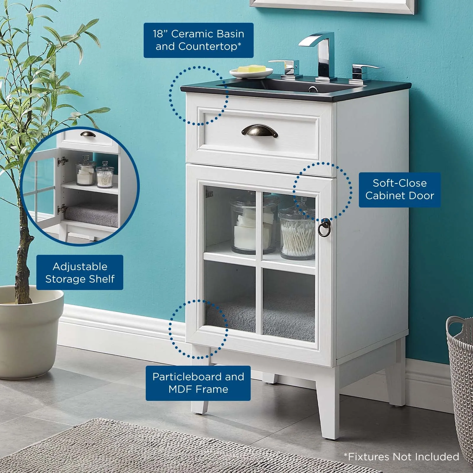 Isle Bathroom Vanity Cabinet