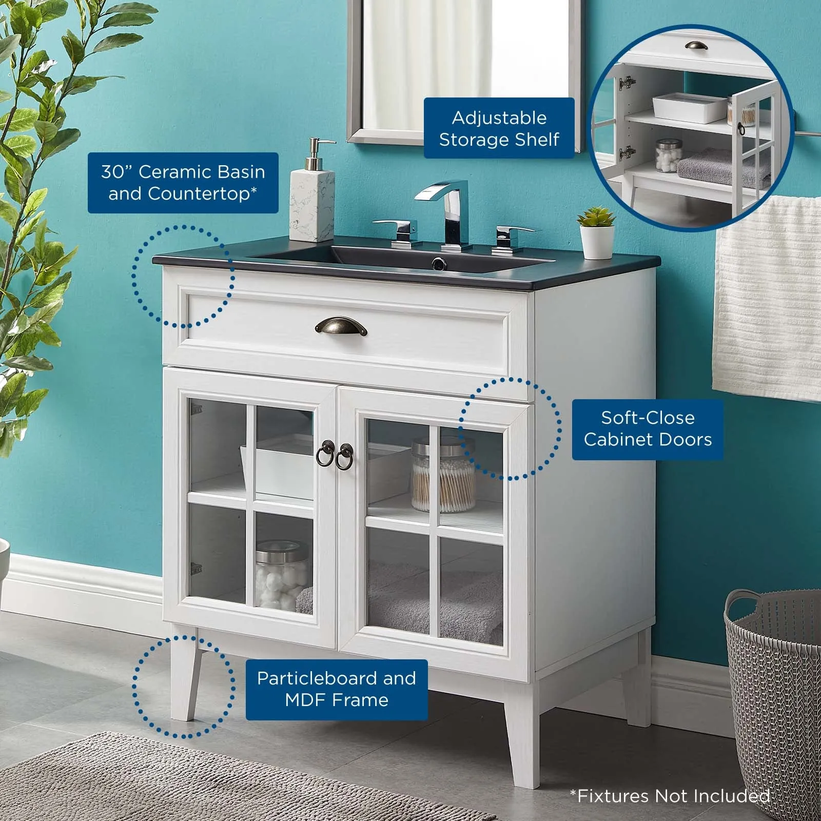 Isle Bathroom Vanity Cabinet