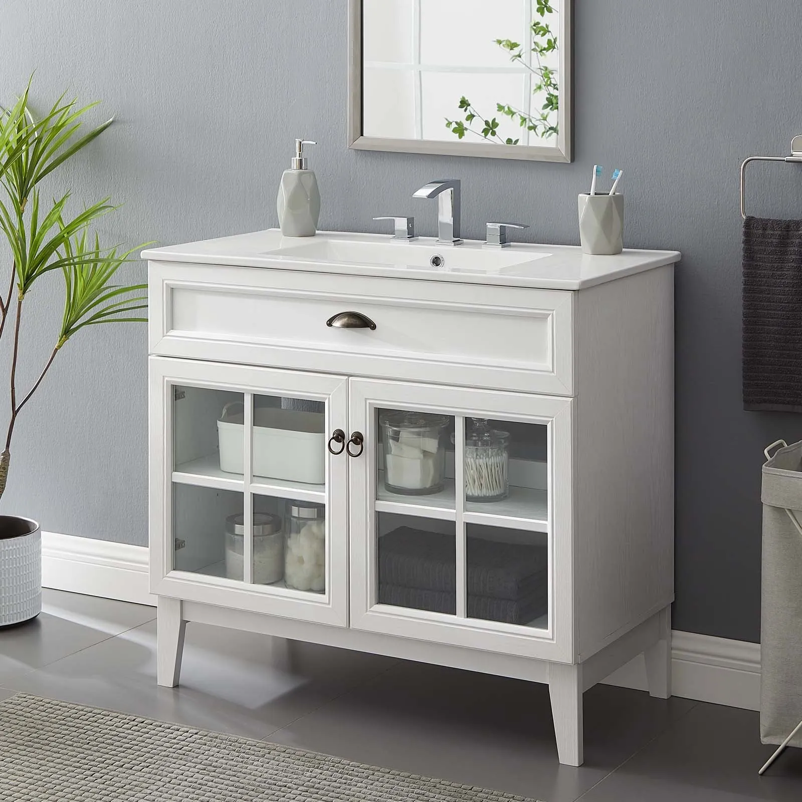 Isle Bathroom Vanity Cabinet