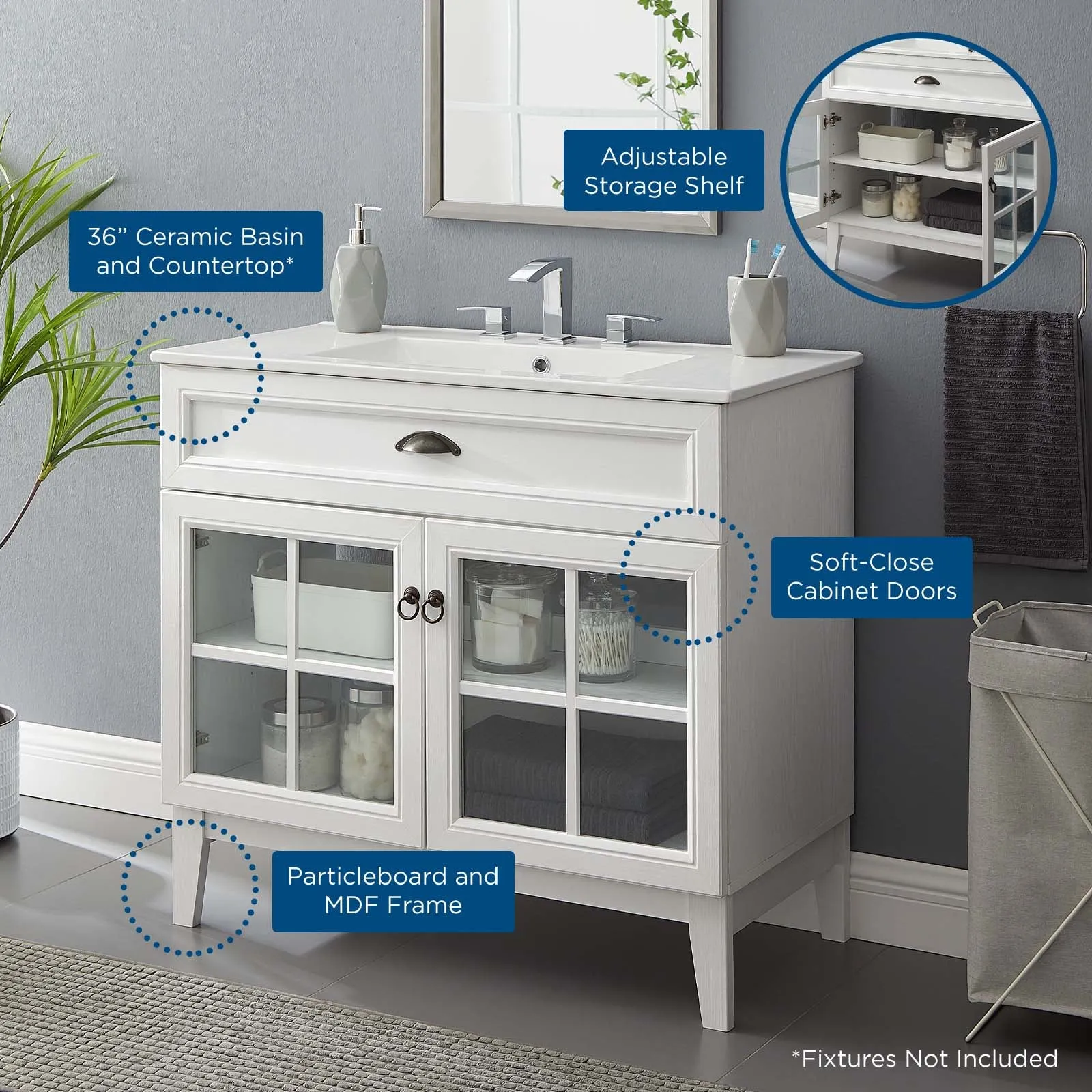 Isle Bathroom Vanity Cabinet