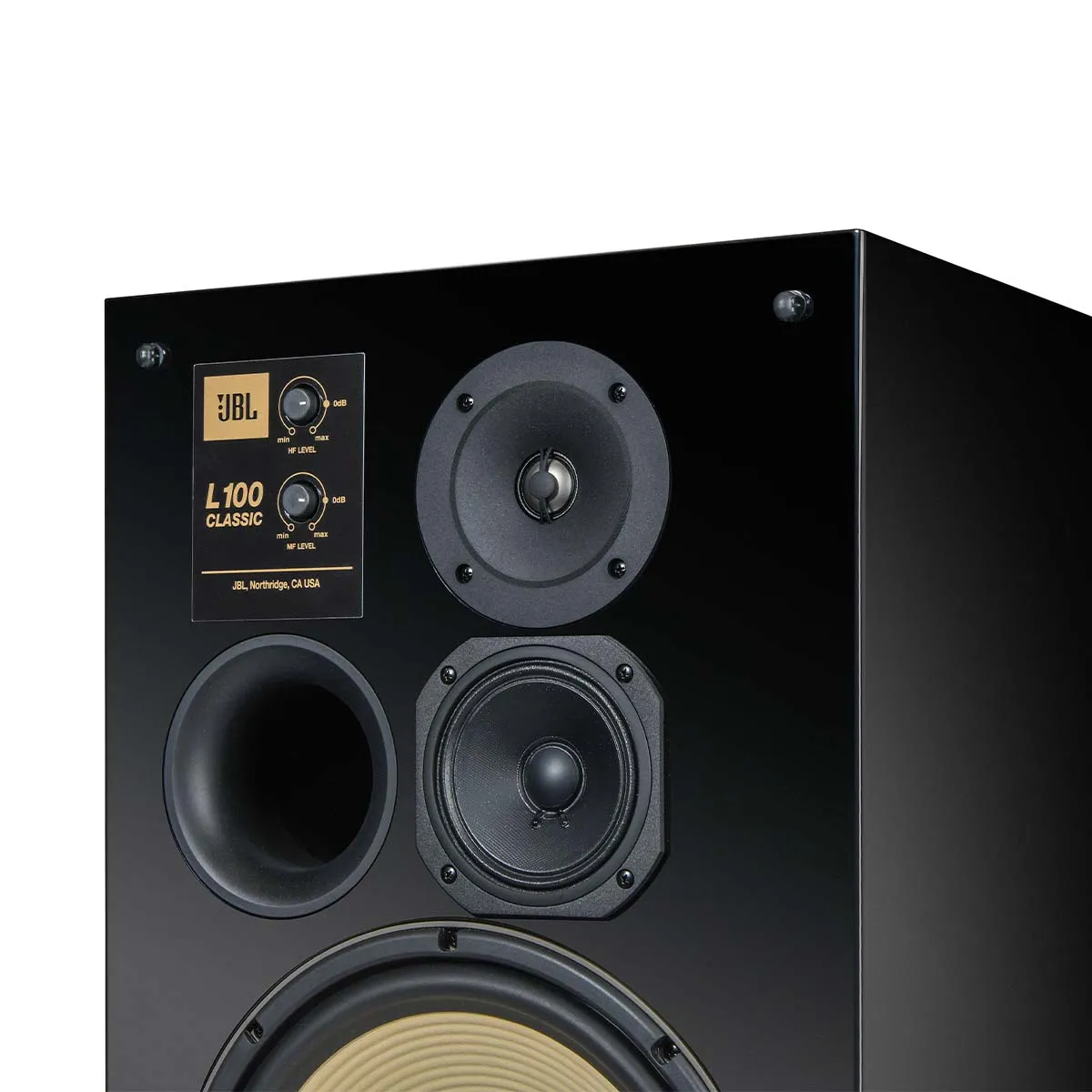 JBL L100 Classic Loudspeaker - Limited Edition Gloss Black - Each