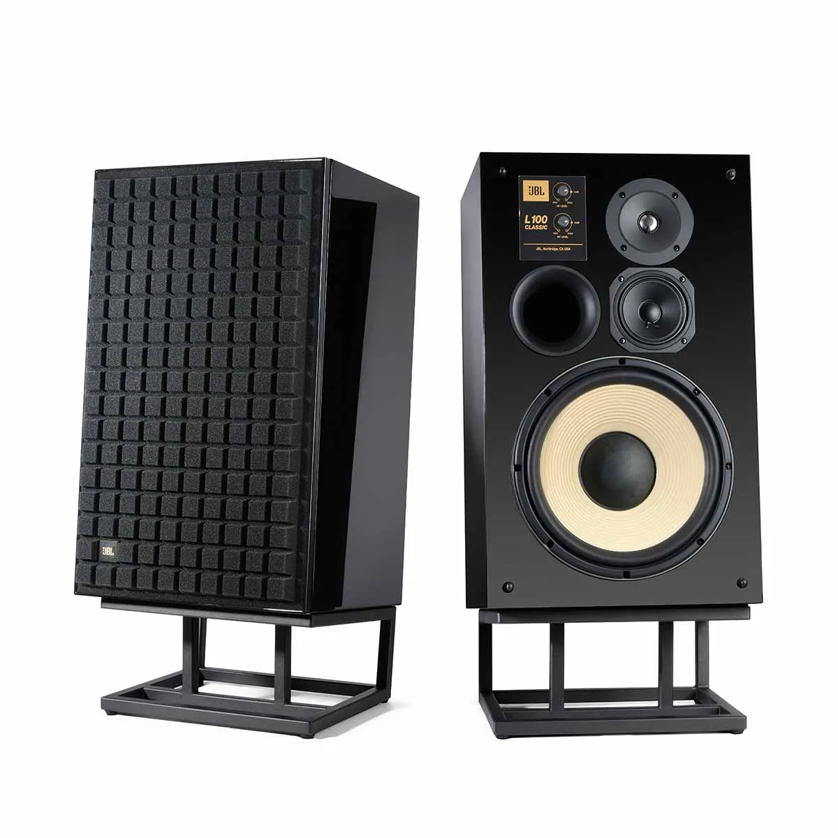 JBL L100 Classic Loudspeaker - Limited Edition Gloss Black - Each