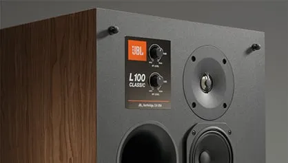 JBL L100 Classic Loudspeaker - Limited Edition Gloss Black - Each