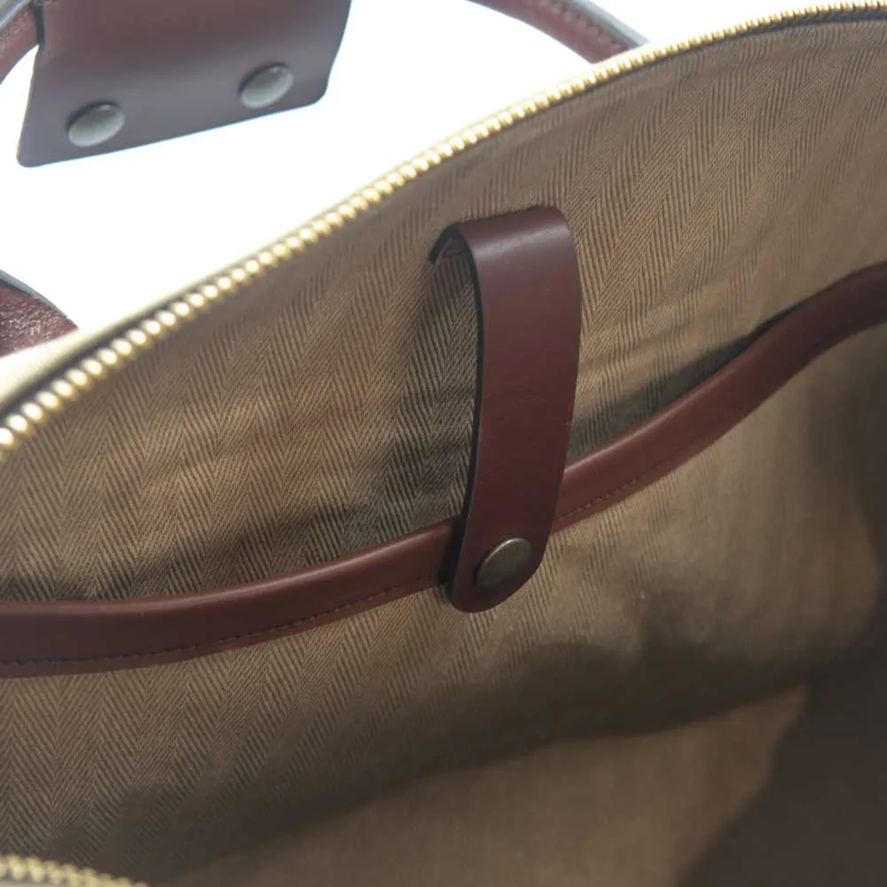 Kevin's Holdall Canvas & Leather Duffle Bag