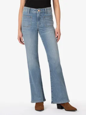 Kut Ana Flare With Patch Pockets Jean