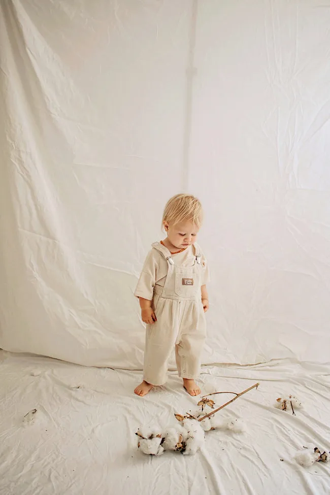 【LAST ONE】Bowie Bubble Overall - Natural Organic