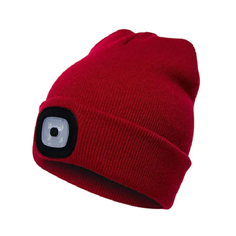 LED Knit Beanie with Hip-Hop Style