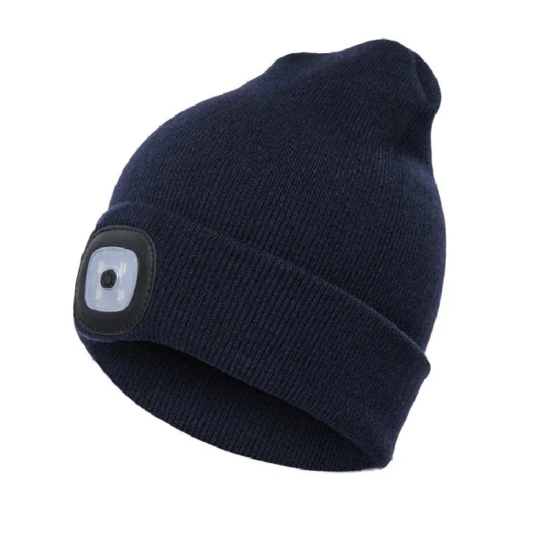 LED Knit Beanie with Hip-Hop Style