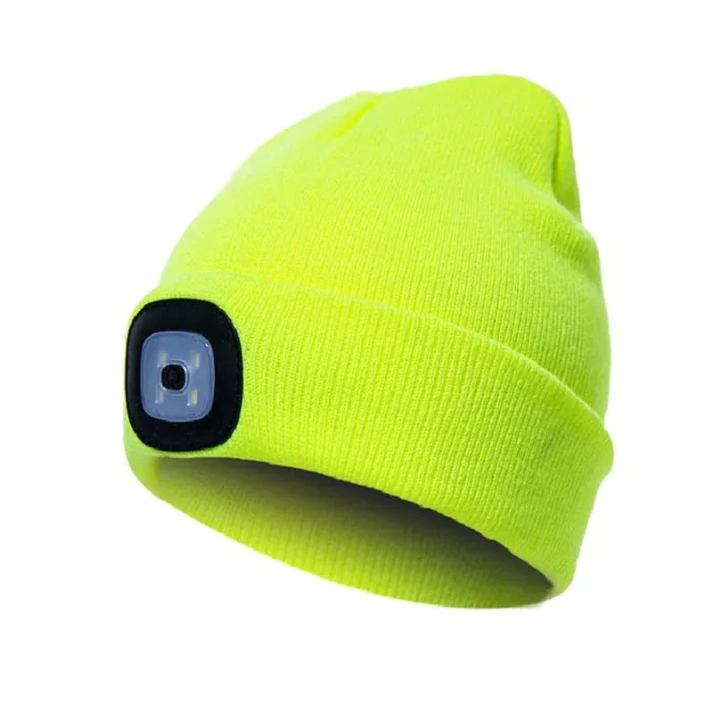 LED Knit Beanie with Hip-Hop Style