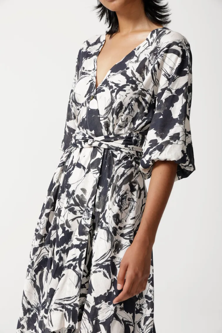 LEHRER WRAP DRESS