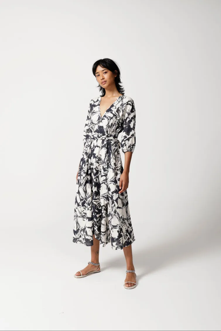 LEHRER WRAP DRESS