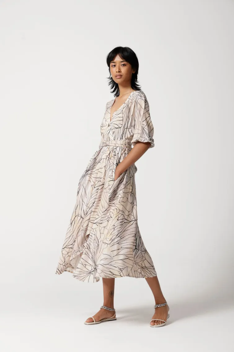 LEHRER WRAP DRESS