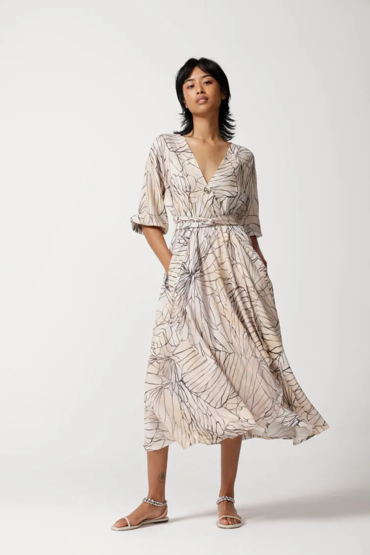 LEHRER WRAP DRESS