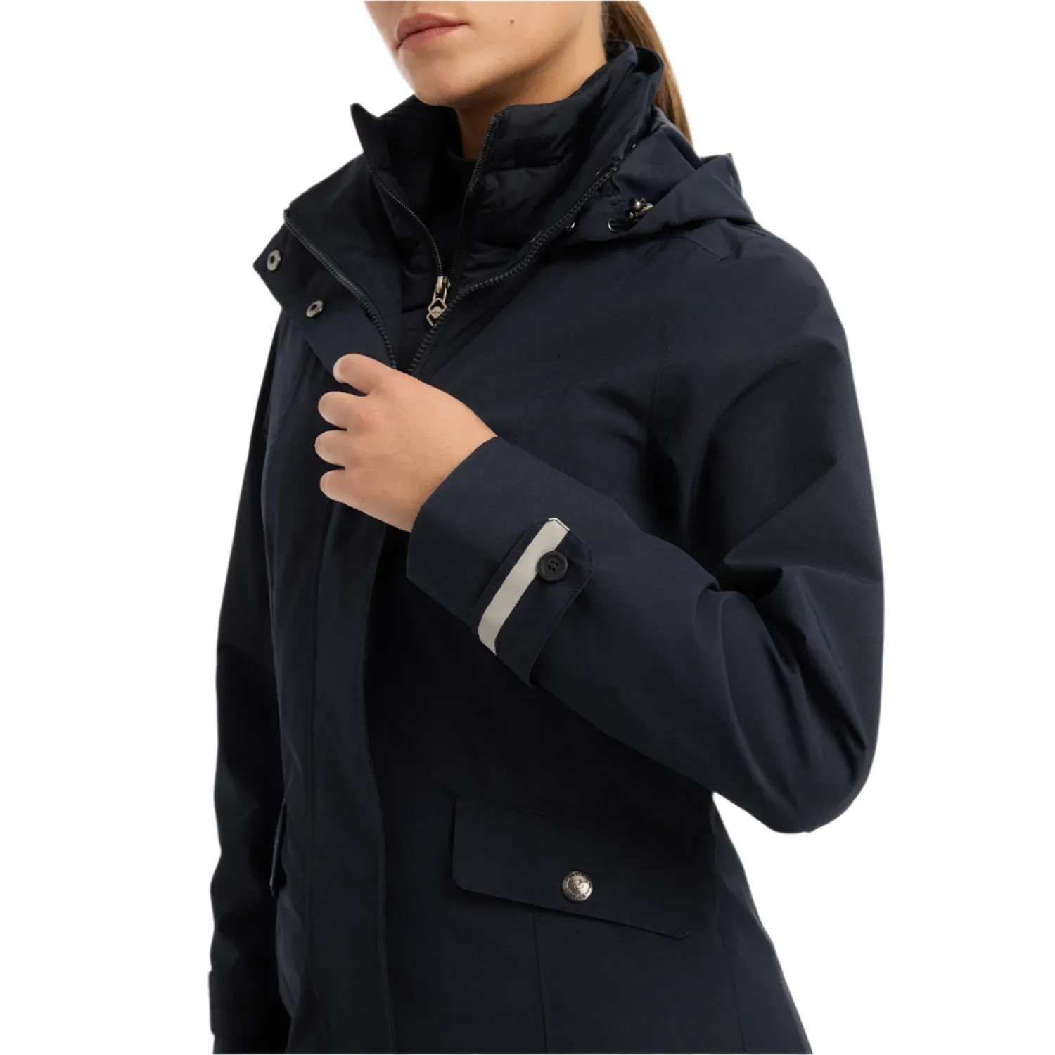 LeMieux Amelie Ladies Lightweight Riding Coat, Navy