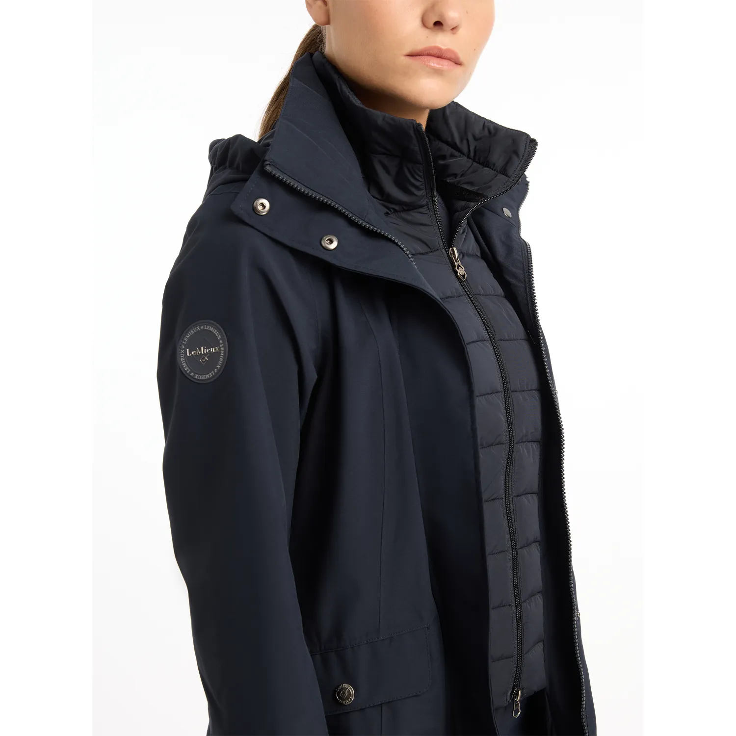 LeMieux Amelie Ladies Lightweight Riding Coat, Navy