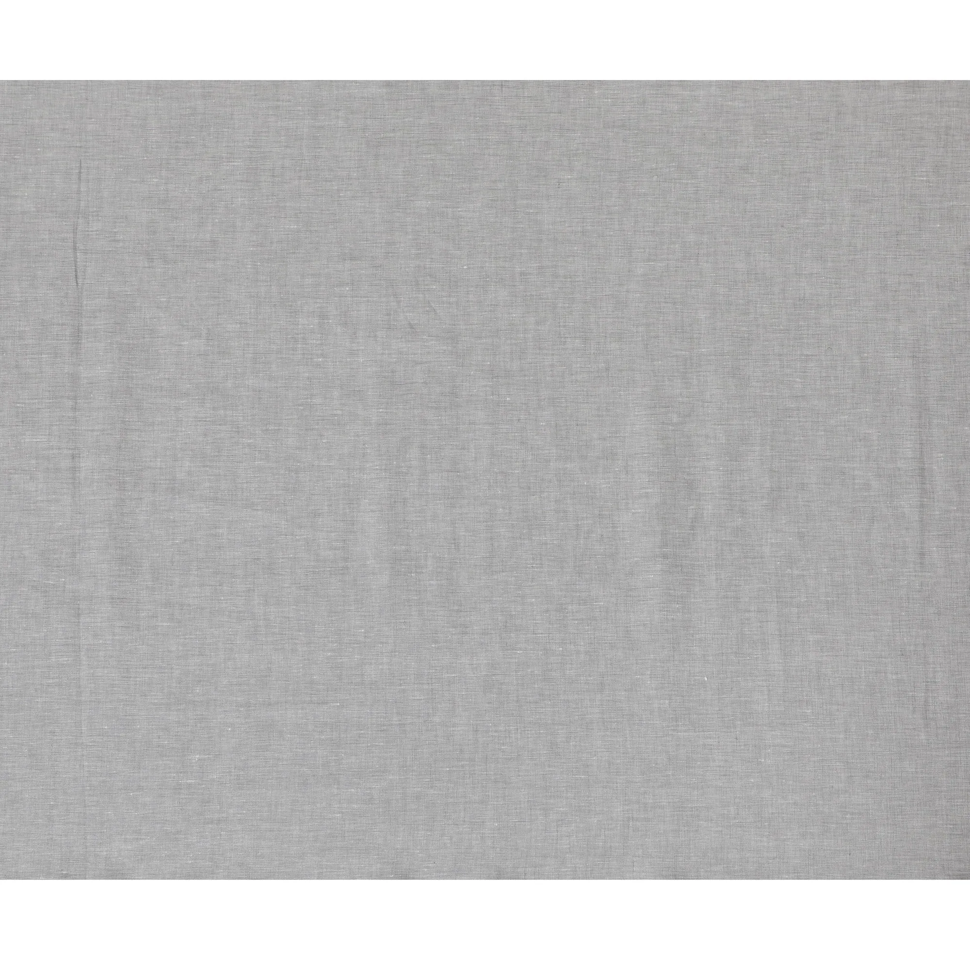 Light Grey Plain Premium Pure Linen Fabric - 60 Lea Quality, 140 cm Width-D19939