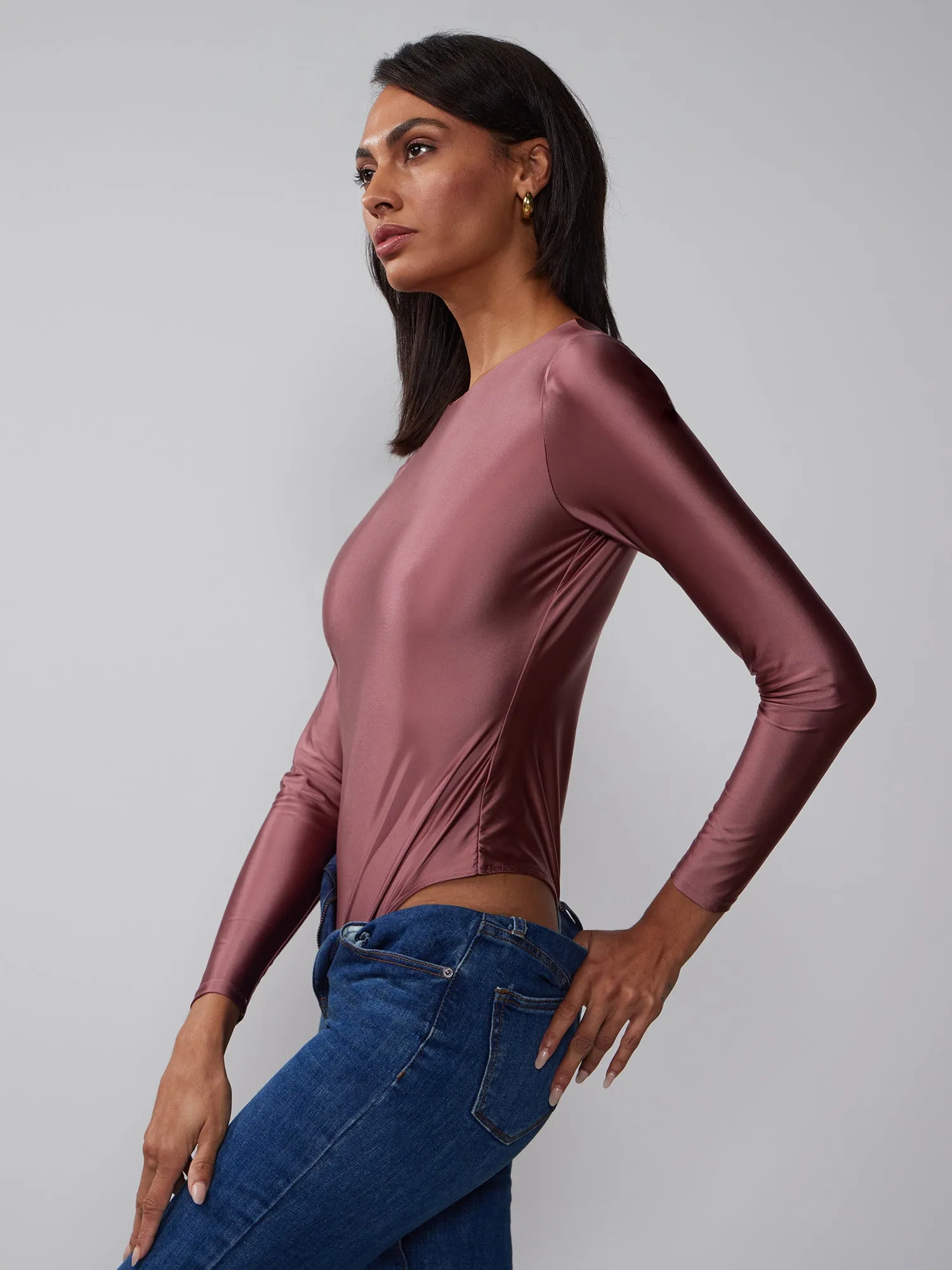 Long Sleeve Crew Neck Bodysuit