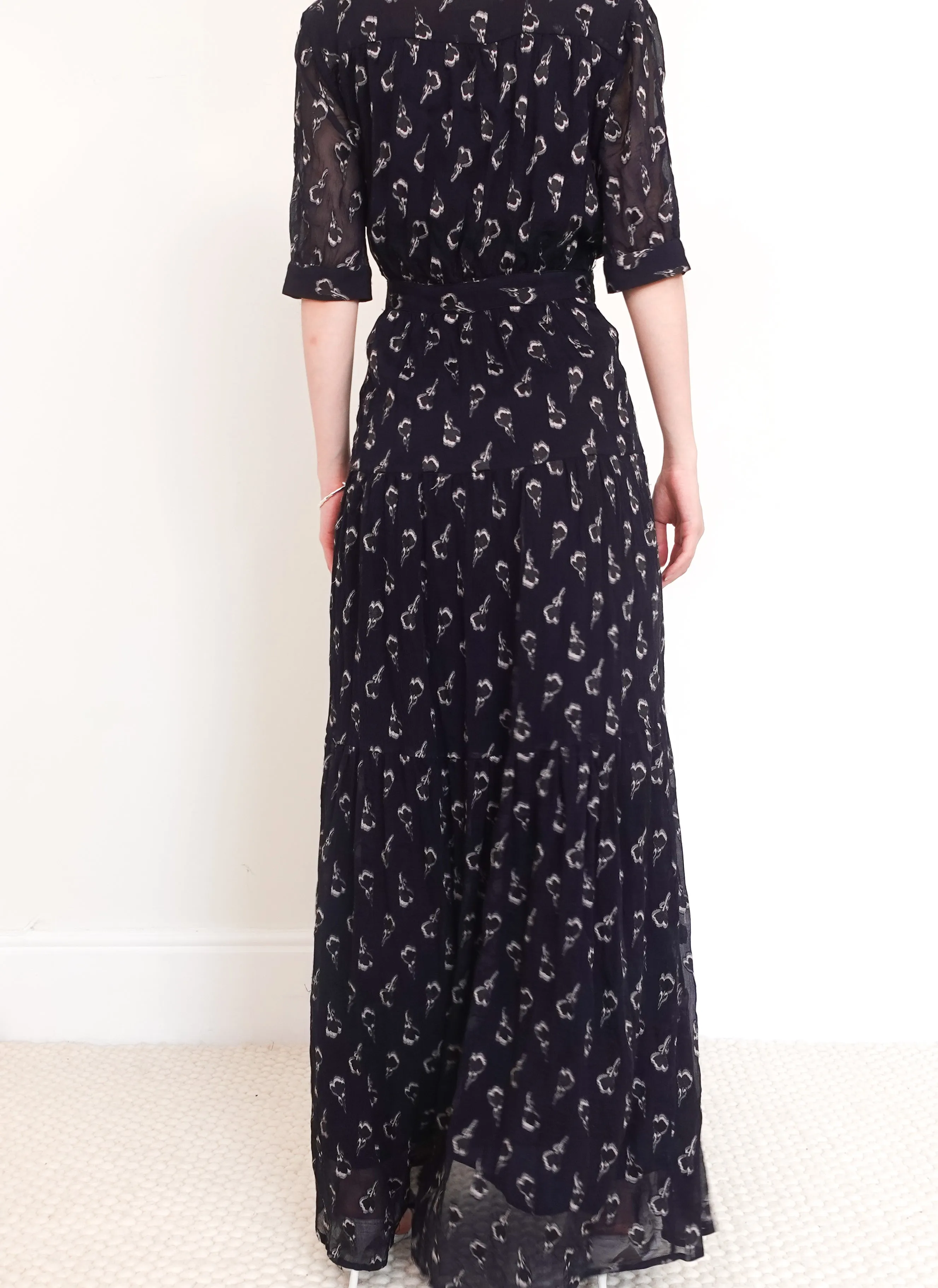 Maxi wrap dress S RRP £315