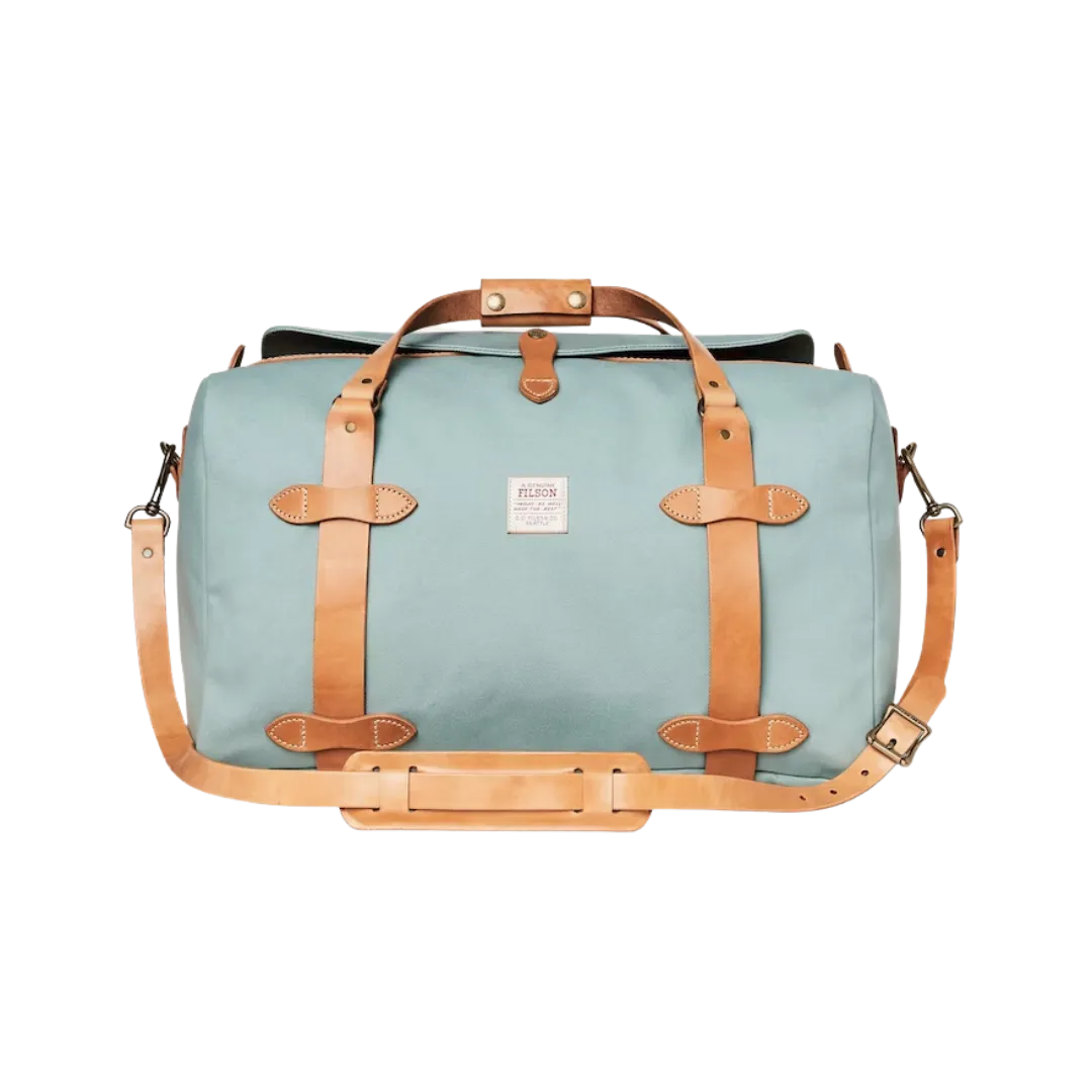 Medium Duffle in Rugged Twill - Lake Green