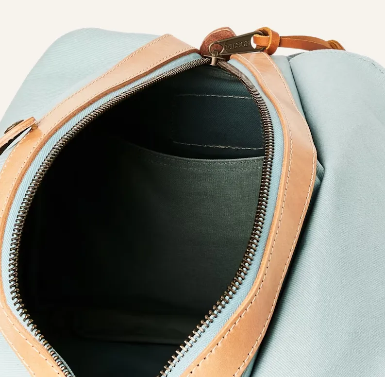 Medium Duffle in Rugged Twill - Lake Green